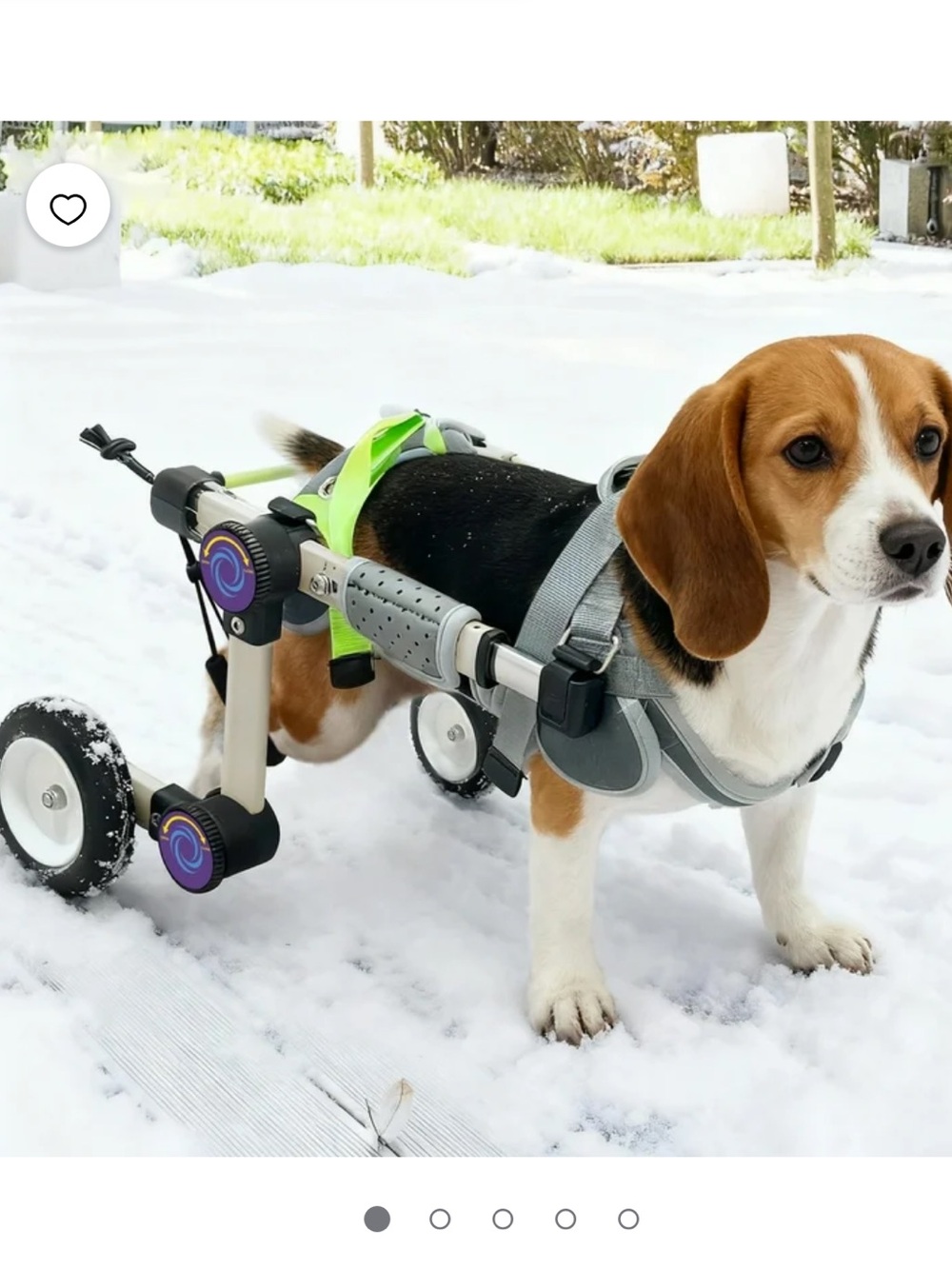 New LetPetRun dog wheelchair XS
